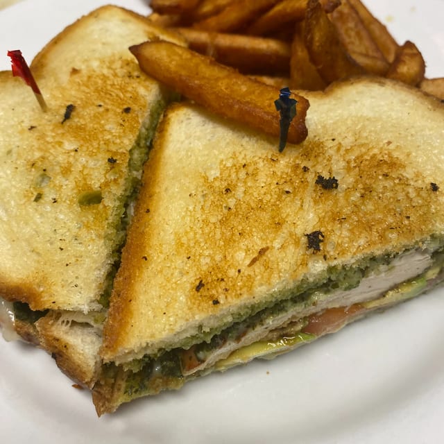Chicken Pesto Sandwich.